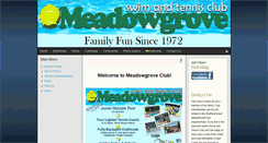 Desktop Screenshot of meadowgroveclub.com